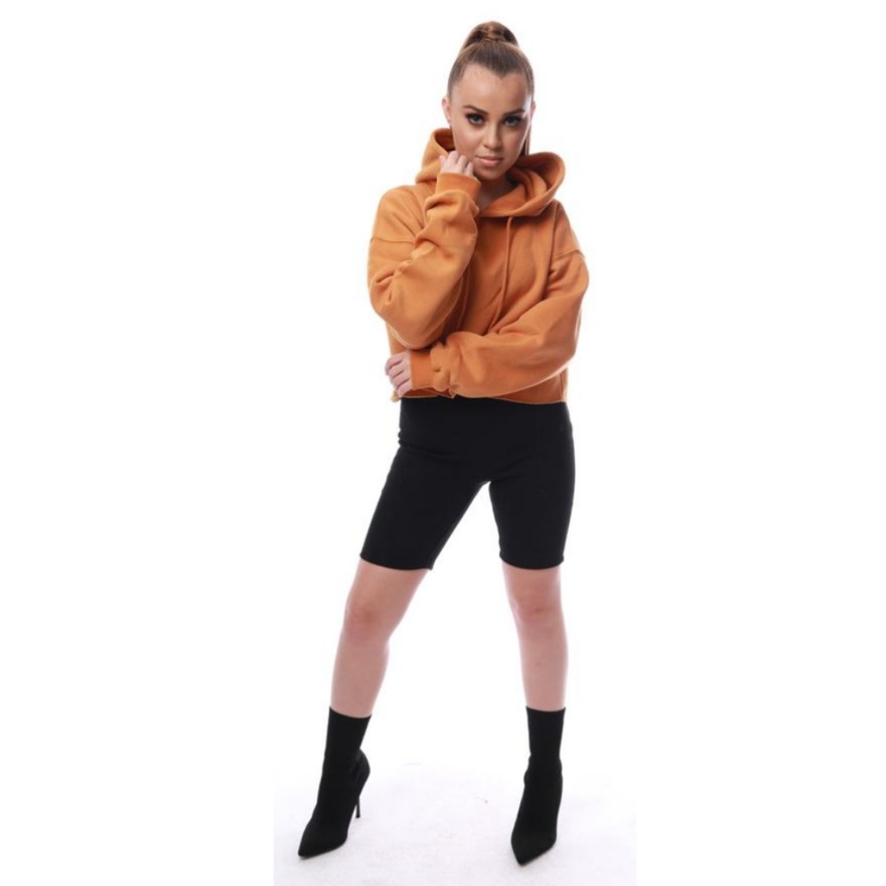 Hooded Cropped Sweater
